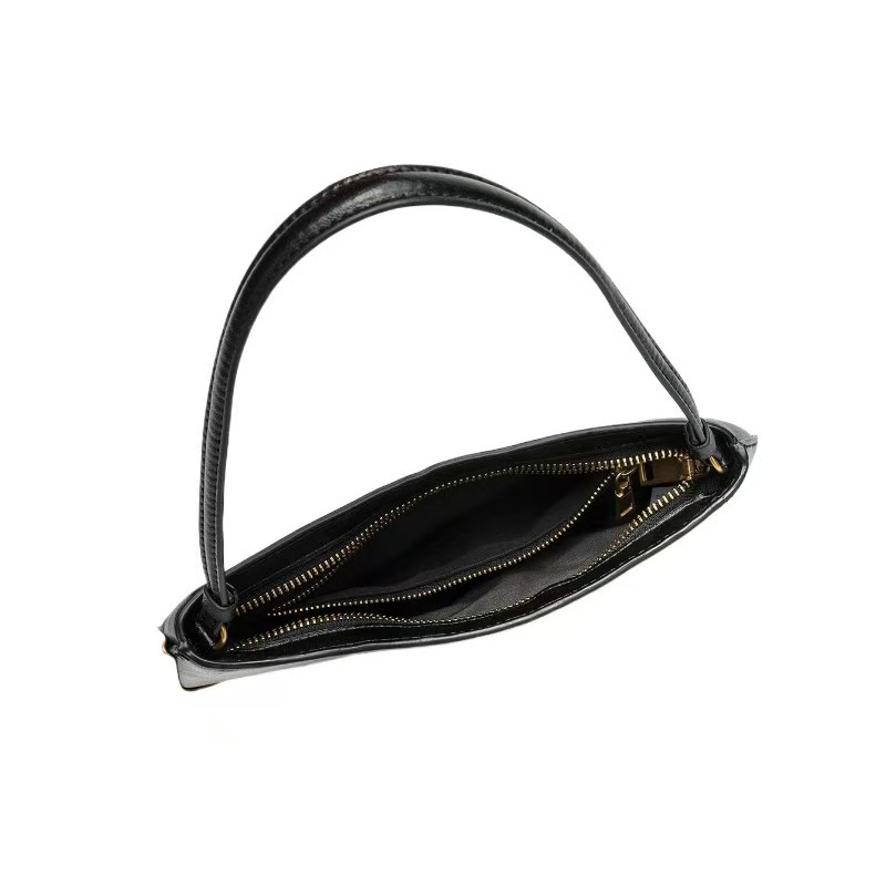 METAL DETAIL SHOULDER BAG, Fashionable Designer Shoulder Handbags, Luxury Top Handle Underarm Bag, Perfect for Everyday Style