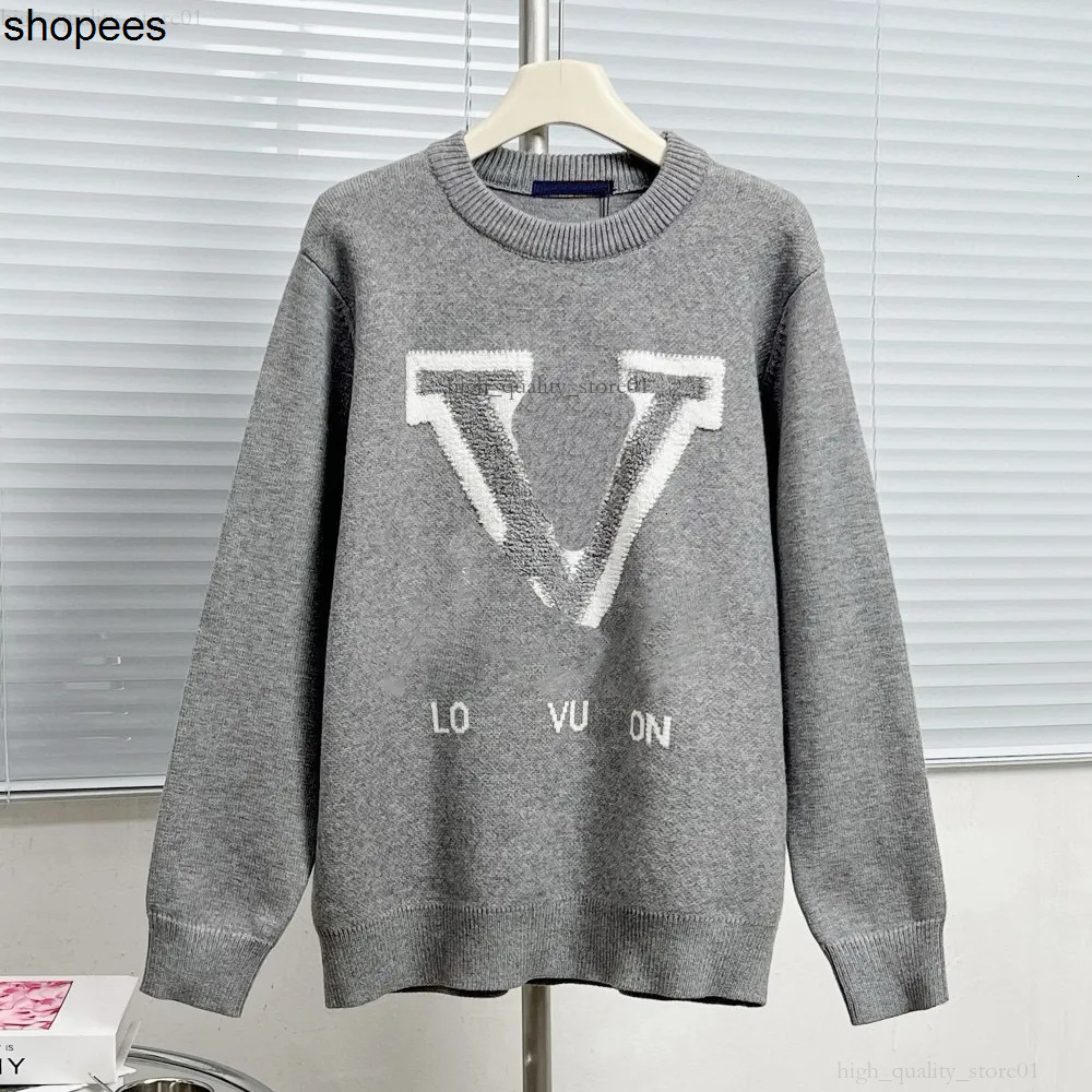 lvs Hoodie High Quality Designer Sweater Fashionable Jacquard Letter Knitted Sweater Men louisly vuittonly louisvuittion louievuitton lv luis viton viitton 68YM