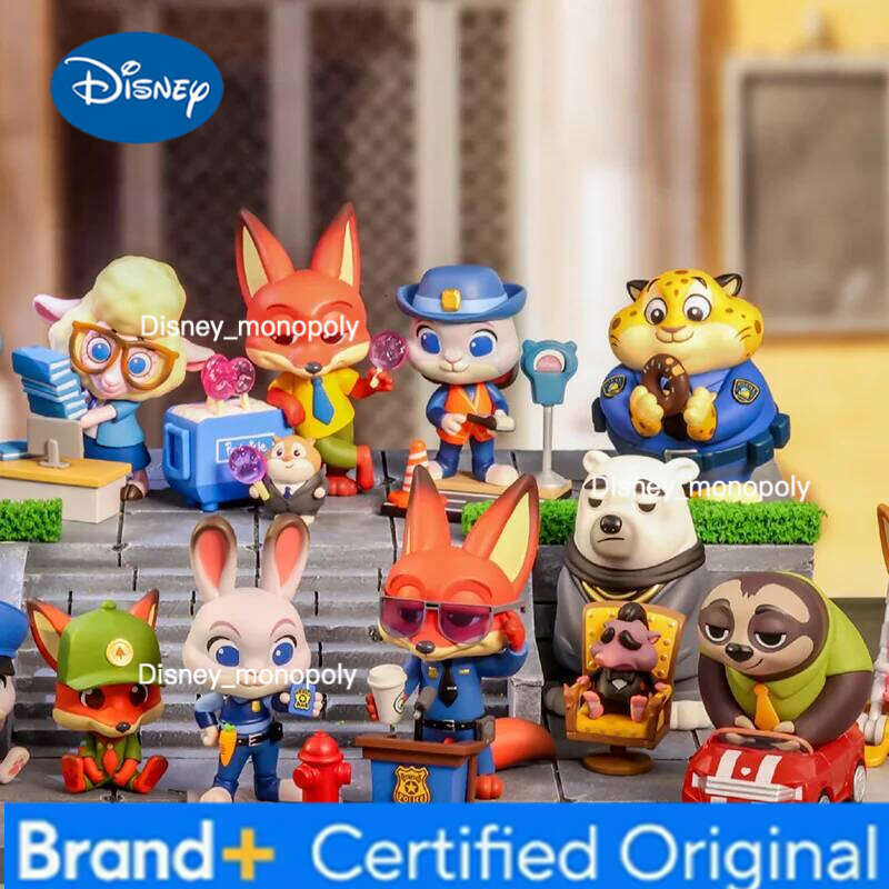 Disney Zootopia Judy Nick Flash Finnick Chief Bogo Action Toys Zootropolis Figure Doll for Kids H260105 H260105
