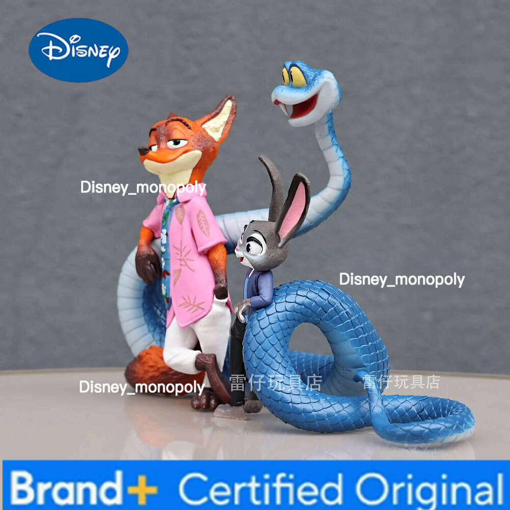 Disney Zootopia Figurine Desktop Decoration Indoor Living Room Bedroom Toy Gift For Birthday Cute Rabbit Judy Fox Nick Cover Design H260105