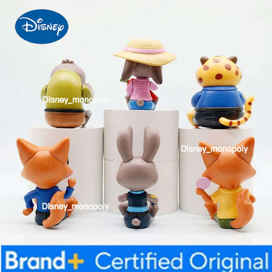Disney Amazing Zootopia Animals Action Figure Toys Rabbit Judy Hopps Fox Nick Wilde Movie Kids Gift Collection Figures H260105 H260105