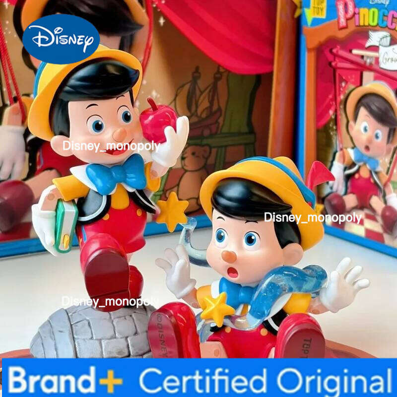 Disney Genuine Pinocchio Growth Diary Series Blind Box Guess Bag Toys Doll Cute Anime Figure Cartoon Ornaments Birthday Gift Toy H260105