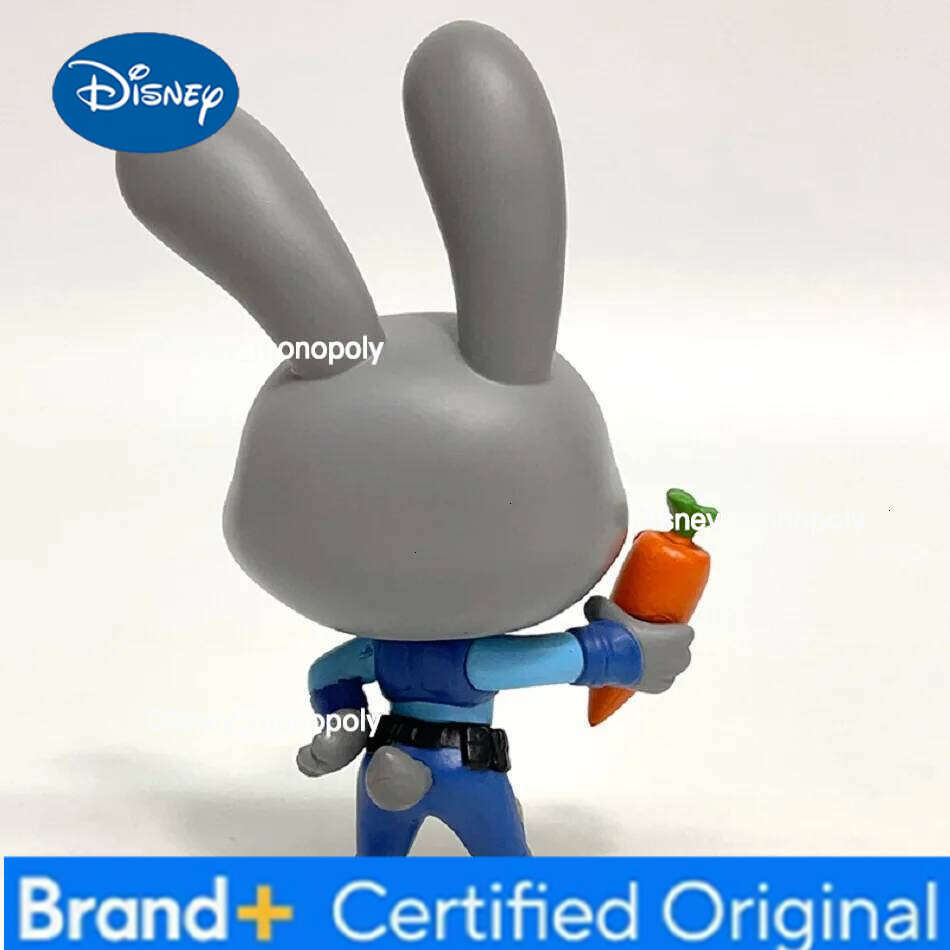 Disney 2pcs/set Zootopia Judy Rabbit Nick Fox Model Cute Cartoon Anime Movie peripheral toys For Christmas Girls H260105 H260105