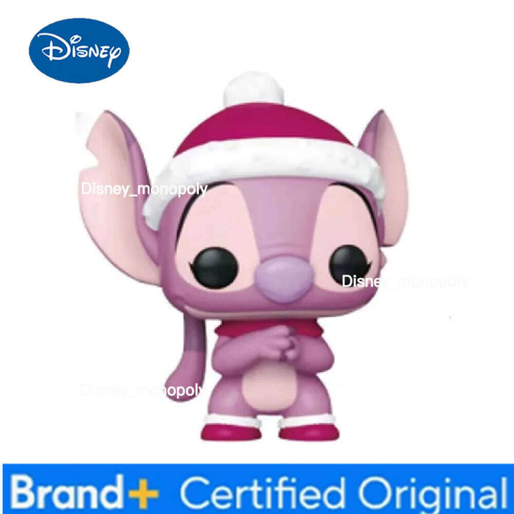 Disney Baby Stan with a Christmas hat handmade vinyl PVC doll from Bandai A children's gift H260105