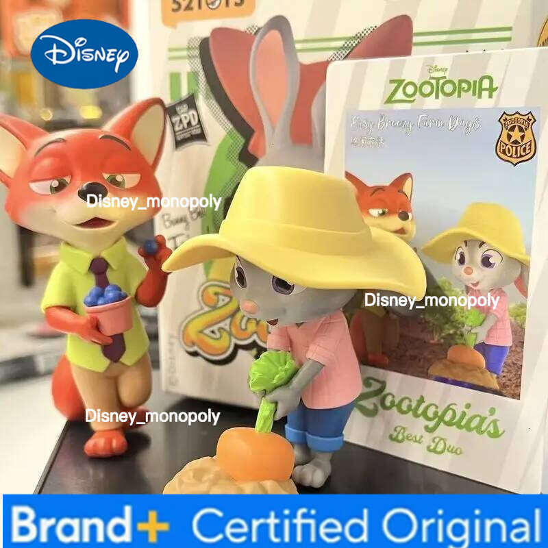 Disney In Stock 52TOYS Zootopia Blind Box Best Partners Series Anime Figures Trendy Ornaments Collection Girl Boy Birthday Xmas Toy H260105 H260105