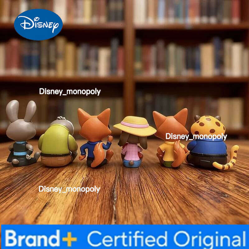 Disney Judy Hopps Nick Wilde Anime Statue - Collectible Doll Figurine Desktop Computer Decoration Ornaments Birthday Gift For Children H260105 H260105