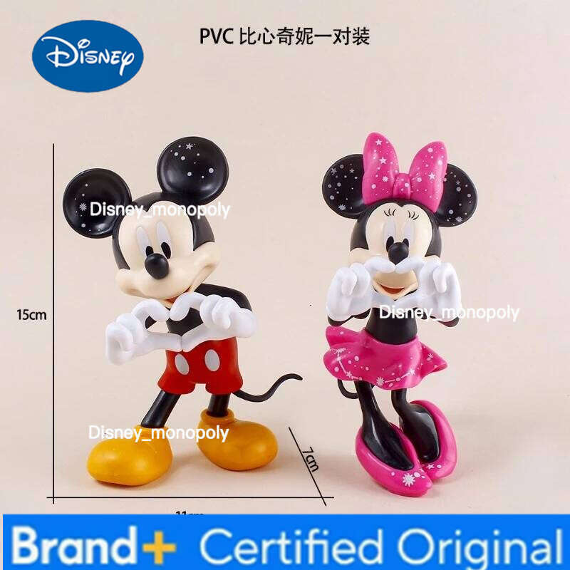 Disney Mickey Minnie mouse action cartoon model toy DIY cake decorations desktop decoration birthday gifts H260105