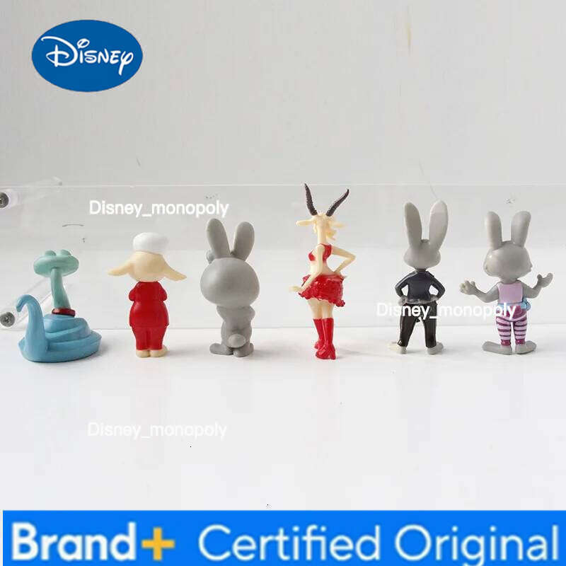 Disney 12pcs/Set Zootopia 2 Action Figure Toy Judy Rabbit Nick Fox Series Anime Figurine Desktop Ornaments Gifts H260105 H260105