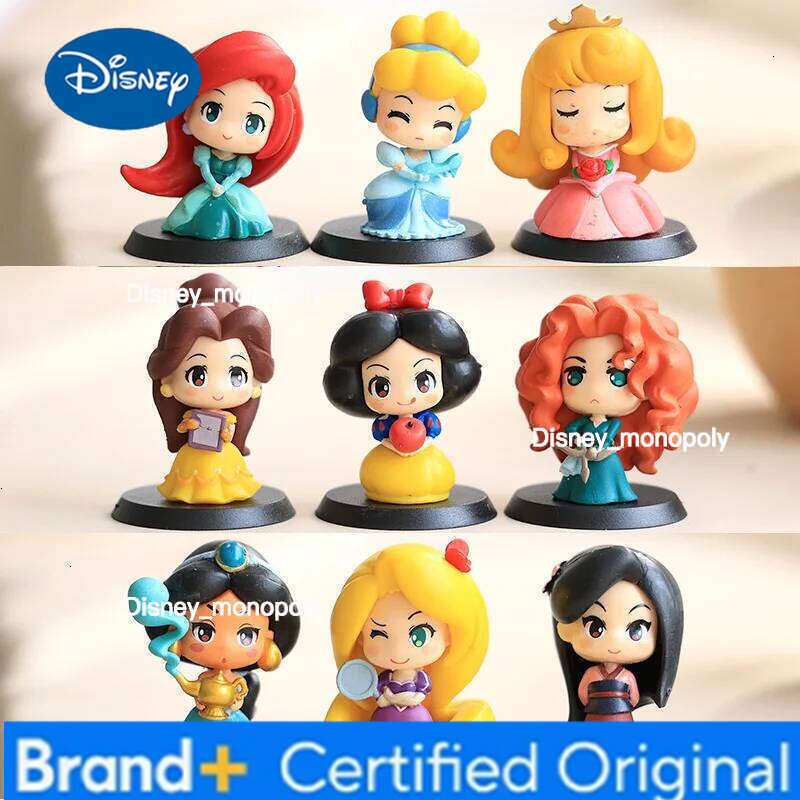 Disney 9pcs 6pcs Movie Maleficent Petit Villains Descendants 2 Cruella De Vil Queen Action Figure Model Gift Toys For Childre H260105 H260105