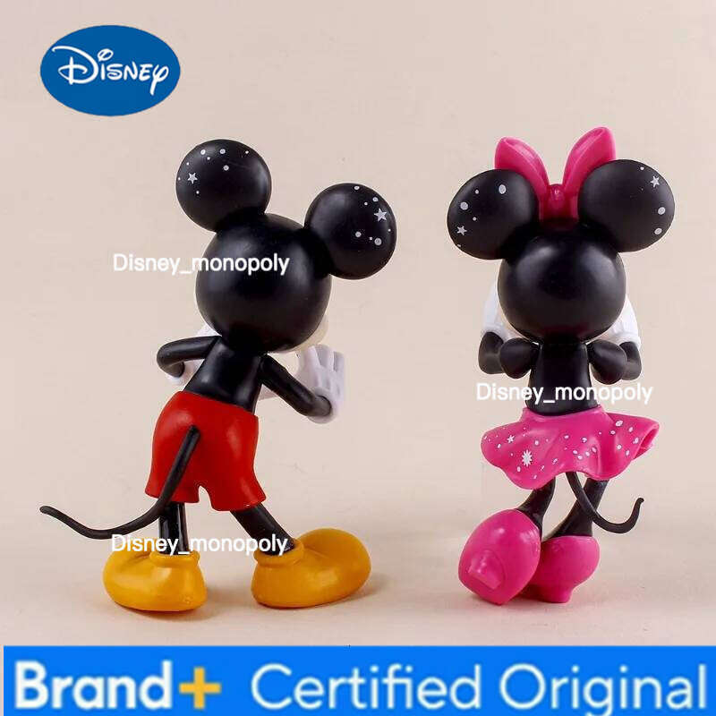 Disney Mickey Minnie mouse action cartoon model toy DIY cake decorations desktop decoration birthday gifts H260105