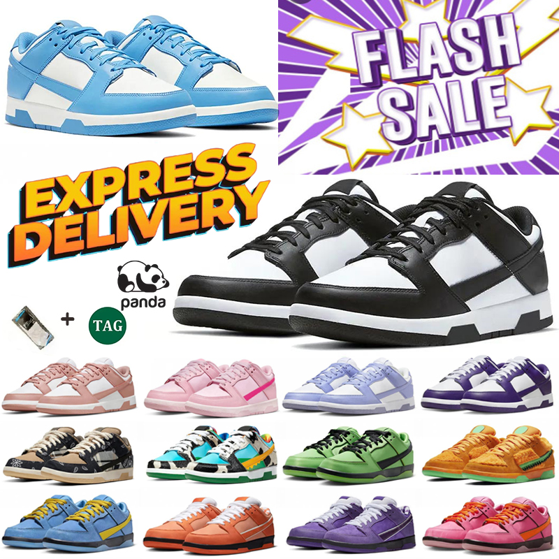 Hot Designer White Black Panda Running Shoes for Men Women Low Casual Sneakers Triple Pink Photon Dust Grey Fog Medium Olive Plum Mens Womens Outdoor Fashion Trainers