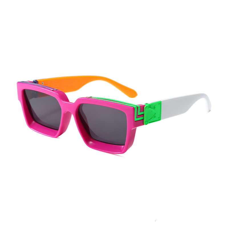 New European And American Style Designer Sunglasses Square Frame Fashionable Women's Sunglasses Luxury High-end Travel UV Protection Personalized