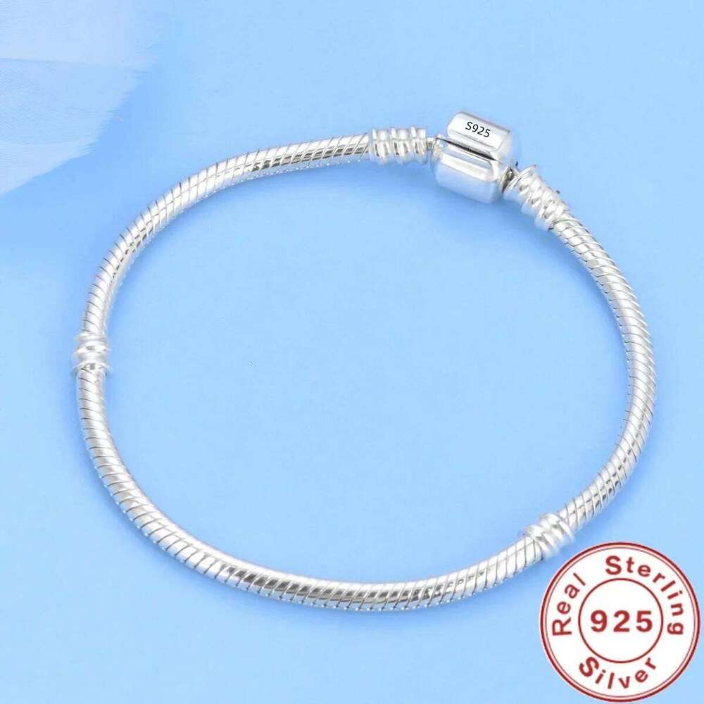 High quality 925 sterling silver classic bucket buckle bracelet fit original charm beads DIY women's jewelry Gifts