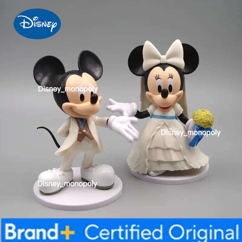 Disney Cartoon Minnie Mickey Mouse Action Wedding Gifts dolls Toy Figures kids gift toy H260105