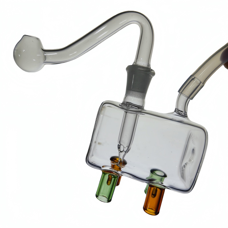 mini mashroom hookah glass smoking bong water pipe cute recycler