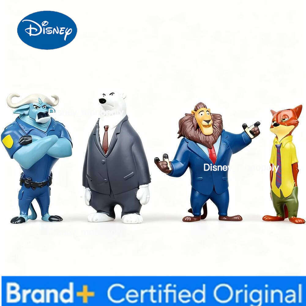 Disney ##12pcs/set Zootopia Animals Action Figure Toys Rabbit Judy Hopps Fox Nick Wilde Movie Kids Gift Collection Figures H260105
