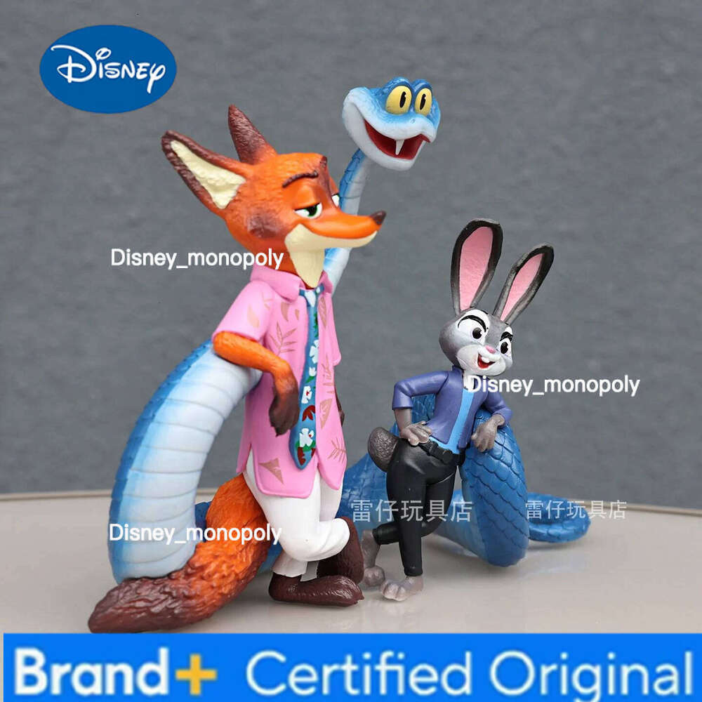 Disney Zootopia Figurine Desktop Decoration Indoor Living Room Bedroom Toy Gift For Birthday Cute Rabbit Judy Fox Nick Cover Design H260105