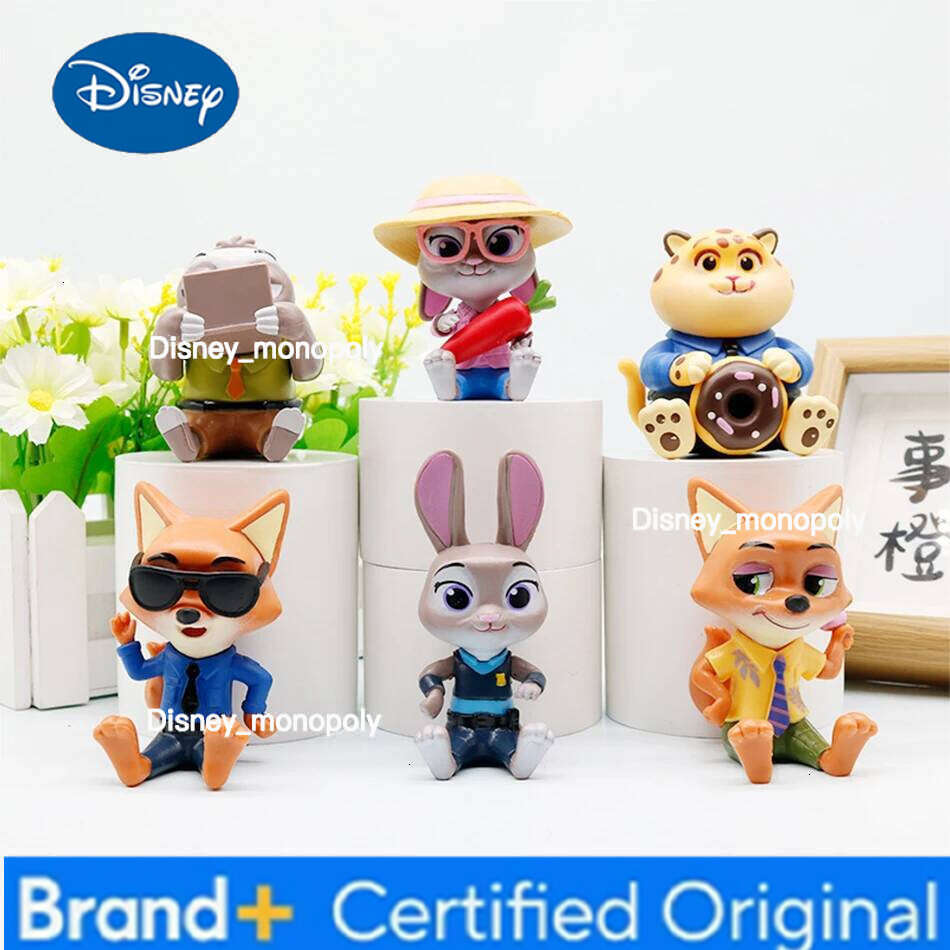 Disney Amazing Zootopia Animals Action Figure Toys Rabbit Judy Hopps Fox Nick Wilde Movie Kids Gift Collection Figures H260105 H260105