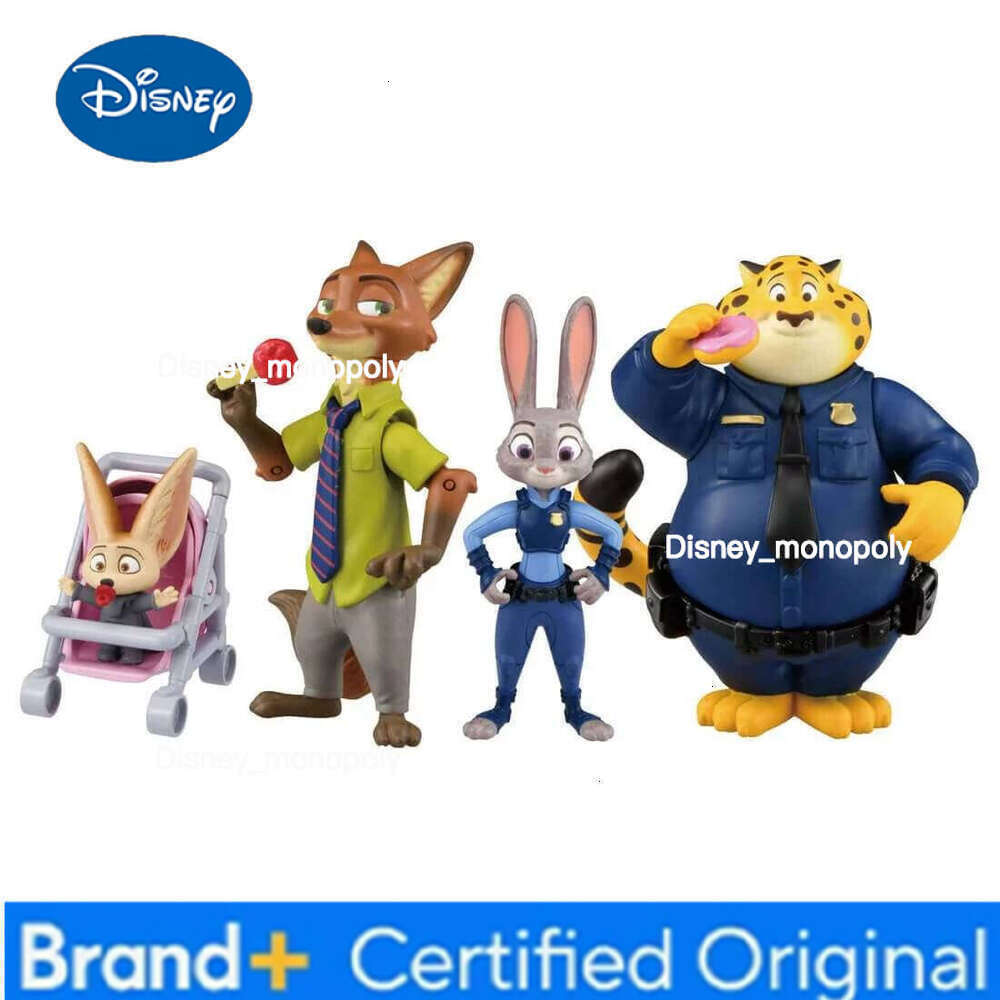 Disney New TOMY Zootopia 2 Animal Figurines Children's Model Toys Desktop Decorations Collectibles Holiday Gifts Peripheral H260105 H260105