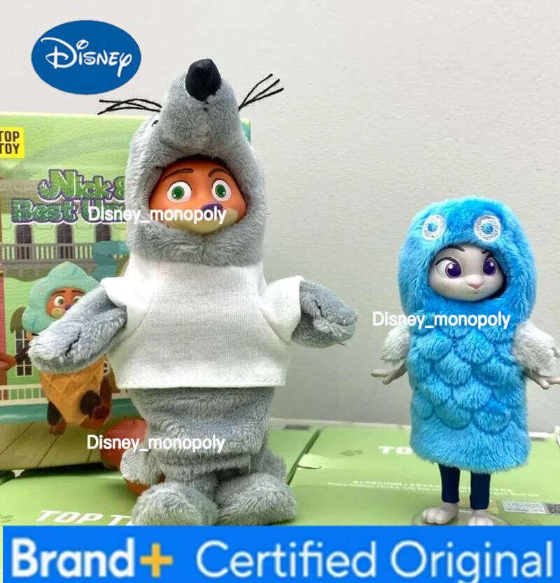 Disney Zootopia Judy Nick Best Disguise Collector Figure Blind Box Gift Statue for Girls and boys H260105 H260105