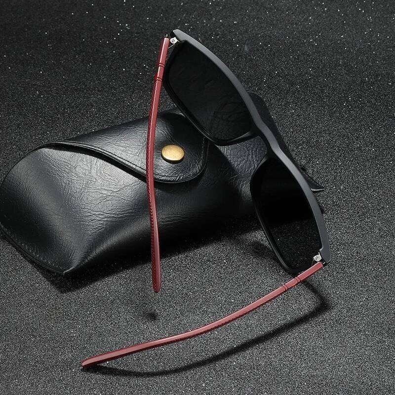 2025 New Men's Business Polarized Square Frame Fashion Sunglasses Outdoor Fishing Driving XJ260105