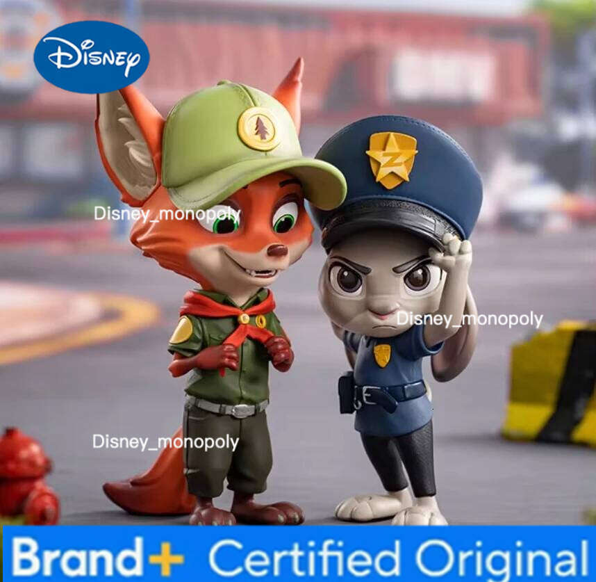 Disney Movie Zootopia Animals Rabbit Judy Hopps Fox Nick Wilde Gary Snake Car Office Decoration Figure Toys for Birthday Christmas Day H260105 H260105