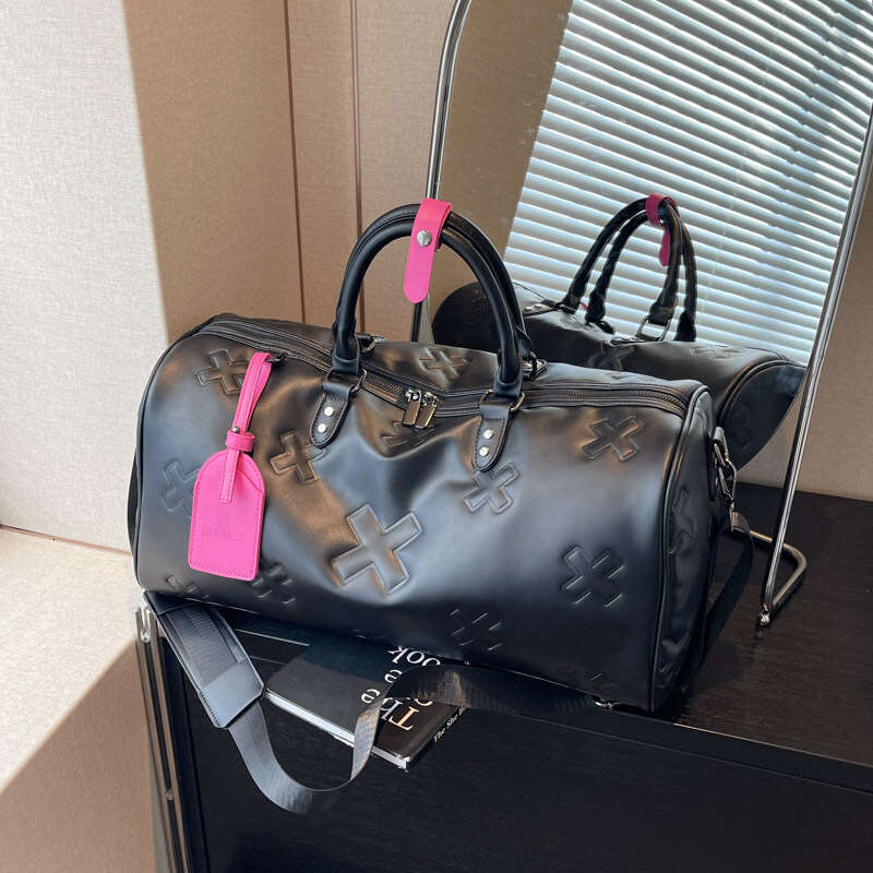 New Arrival Carry-On Luggage Handbag Soft Leather Gym for Women Fashionable Large Capacity Wet and Dry Separation Travel Bag