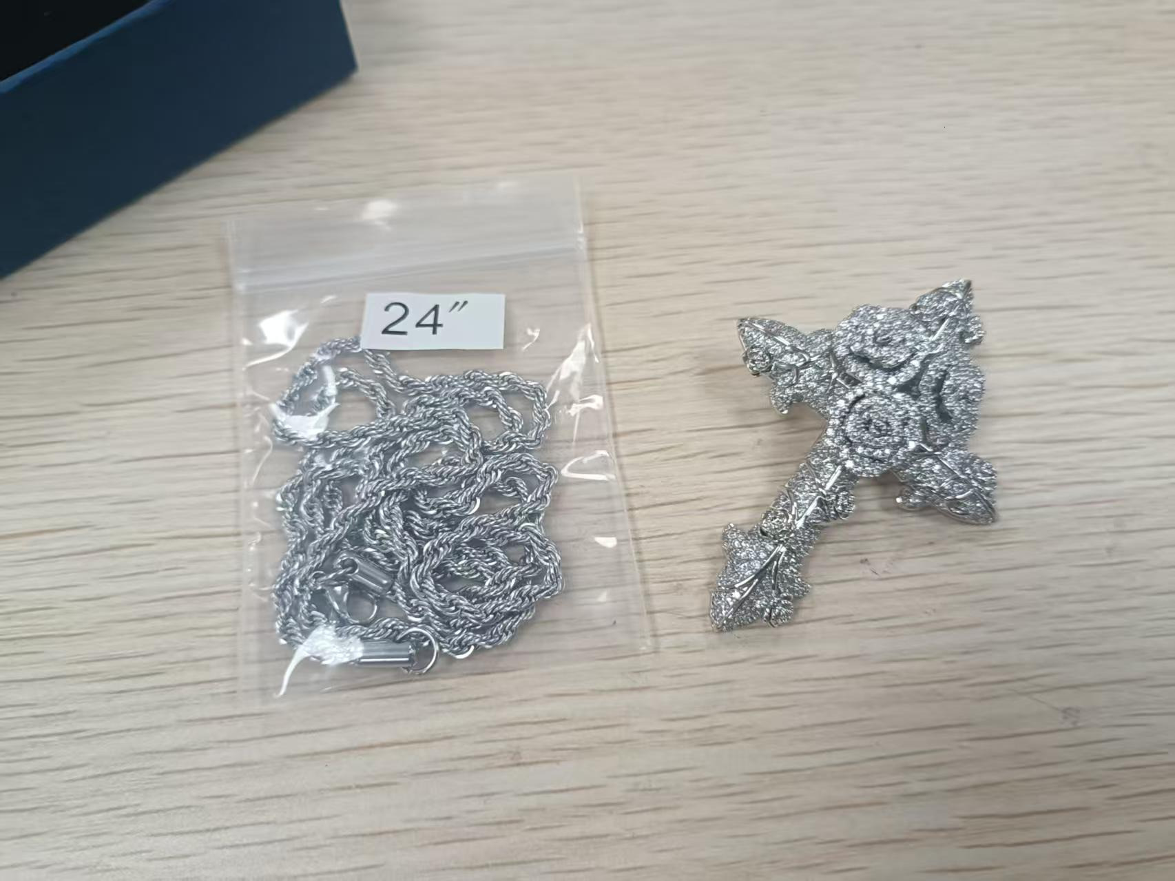 Hip Hop Jewelry Iced Out Cross for Cuban Link Chain Charm Pendant ddmynov ddmynov