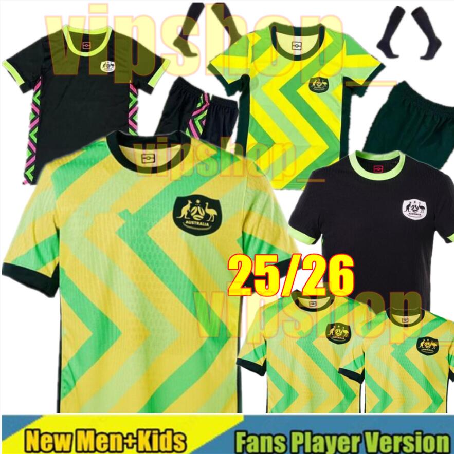 2025 2026 Australia Women National Team Soccer Jerseys Cooney-Cross Micah Carpenter Raso Hunt Wheeler Chidiac Gorry Vine men and kids Foord Catley football shirt TYY