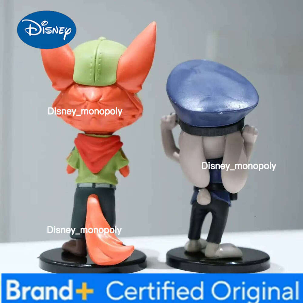 Disney Zootopia Judy Nick Fox Figurine Set - Bagged Collectible Toys For Boys And Girls Birthday Gift Action Figures Display H260105