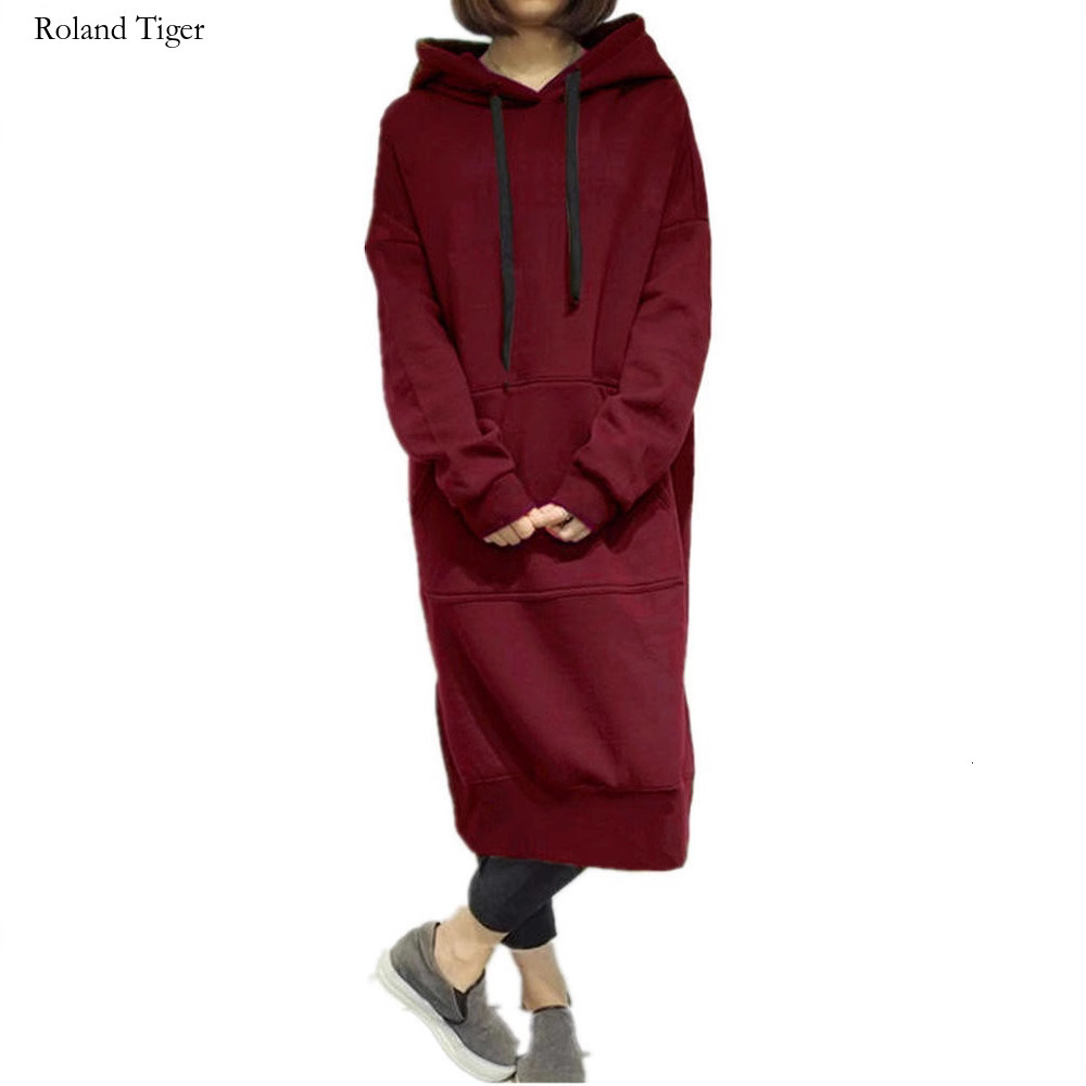 Roland Tiger Amazon Hot-Selling Long-Sleeve Solid Color Long Casual Sweatshirt Cross-Border European and American Women's Fashion Plus Size Trench Coat Jacket f