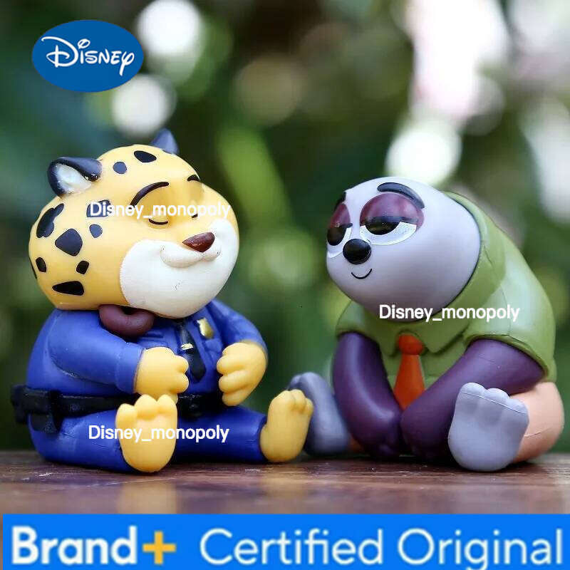 Disney 6Pcs/Set Zootopia Action Judy Nick Figurine Cartoon Anime Figures Doll Home Decoration Toy Kids Christmas Gifts H260105 H260105