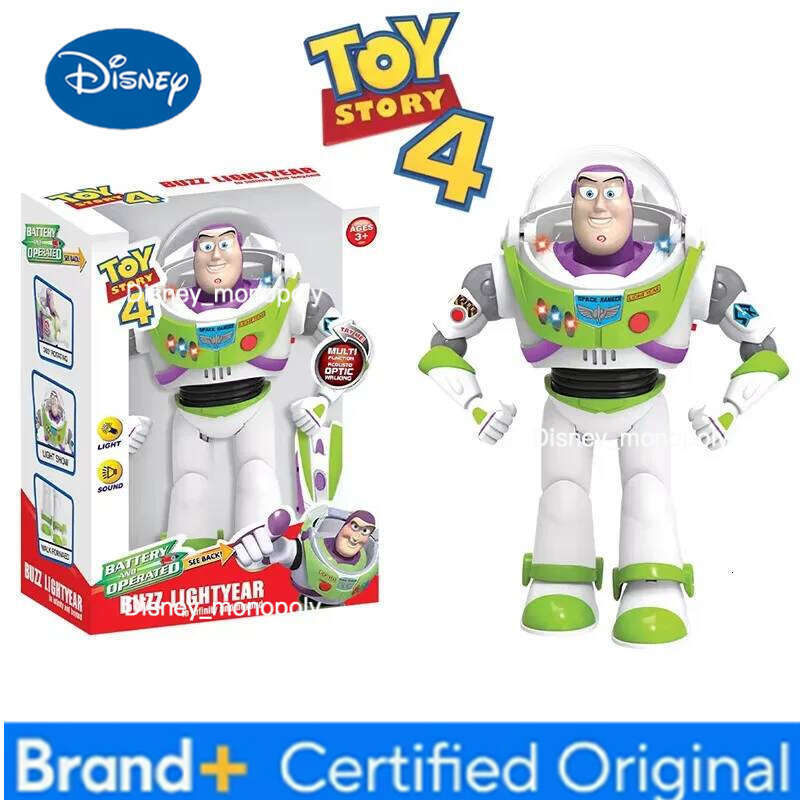 Disney Story Buzz Lightyear Piss Electric Walking Robot Doll Action Figure Toy Gift Birthday Toys Model For Kids H260105 H260105