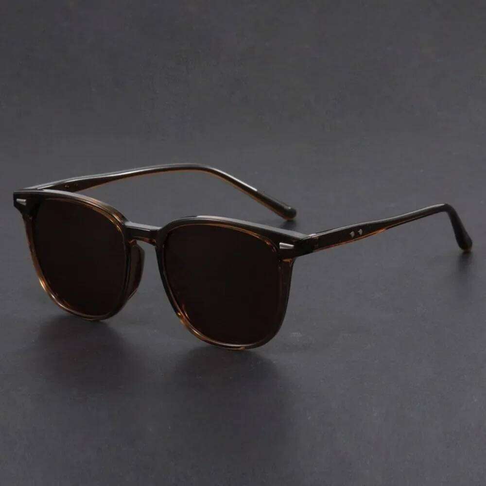 Male and female ultralight round sunglasses driving fishing UV polarized fashion glasses XJ260105