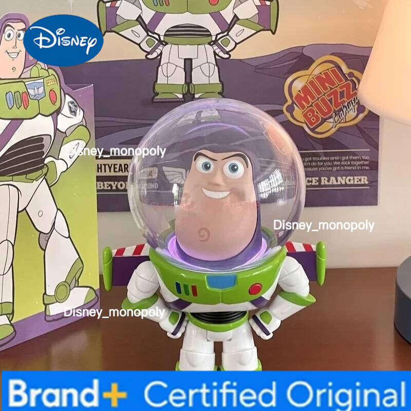 Disney Story Buzz Lightyear Decorations Hand-Made Animation Around Art Movable Toy Nightlight Collection Ornament Gifts H260105