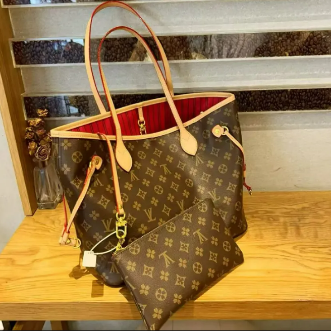 M40156 Luxury Designer Bag Women Crossbody Brown Flower Handbag Shoulder Bags Composite Clutch Tote Bag Coin Purse louisities vittonn bag viitton backpack MM Size