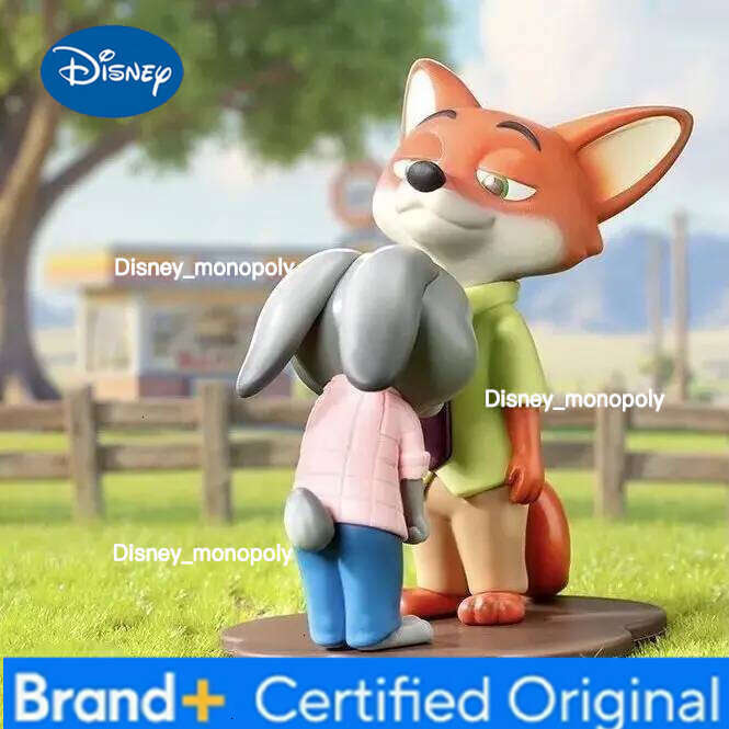 Disney Zootopia Nick Judy Best Partner Series Collectible Toy Action Figure Collectibles Desktop Ornaments Children's Gifts H260105 H260105