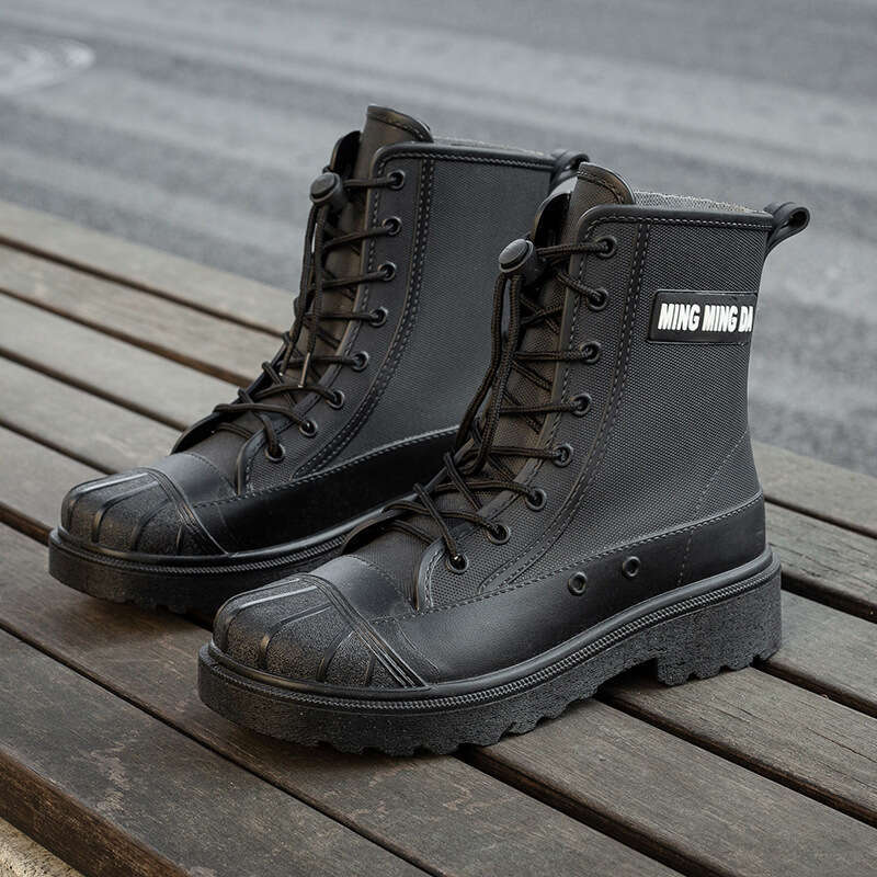 Summer Women Rain Boots Fashion Waterproof Shoes Woman Non-slip Transparent Boots Female Outdoor Girl's Shoes