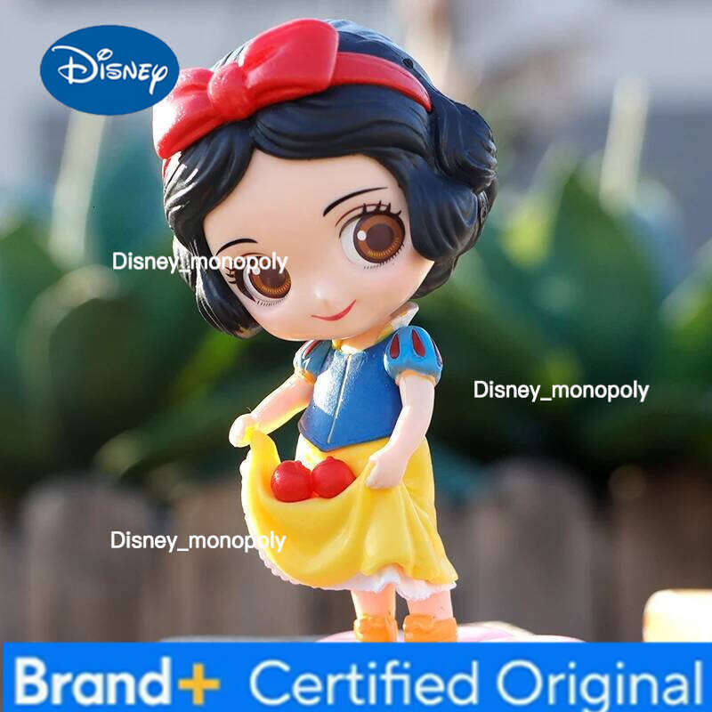Disney 14 style Princess Q Posket Mermaid Tinker Bell Cinderella Action Figures PVC Model Dolls decor birthday party Kids Toy H260105