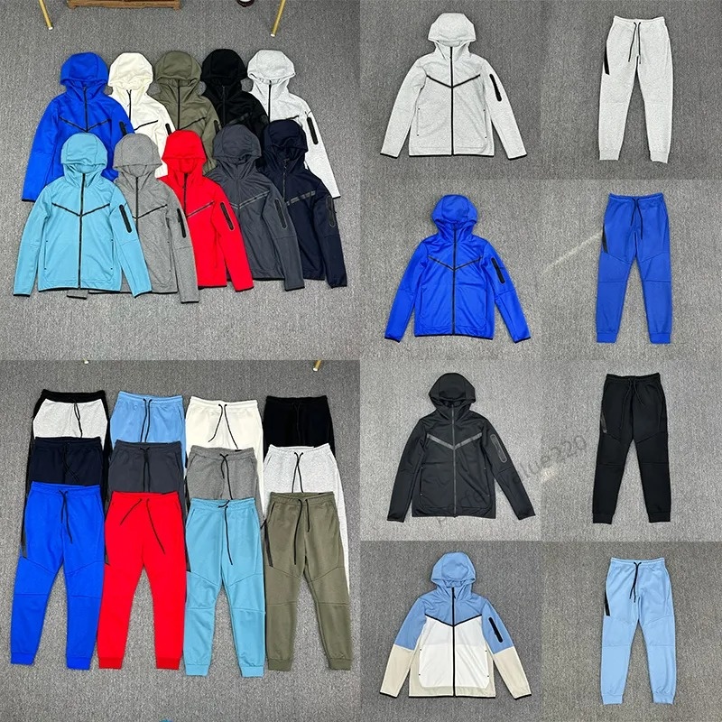 Mens Womens Nocta Hoodies Pants Tracksuits Jackets Tracksuit Tech fleece Full Zip Hooded Sweatshirt Loose Pants Man Black White Grey Techfleece Sports SuitS