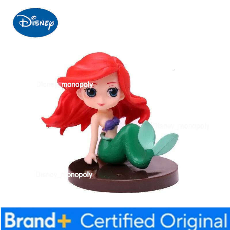 Disney Q Version Mermaid Alice Long Hair Snow White Figure Miniature Model Cake Decoration Desktop Ornament H260105 H260105