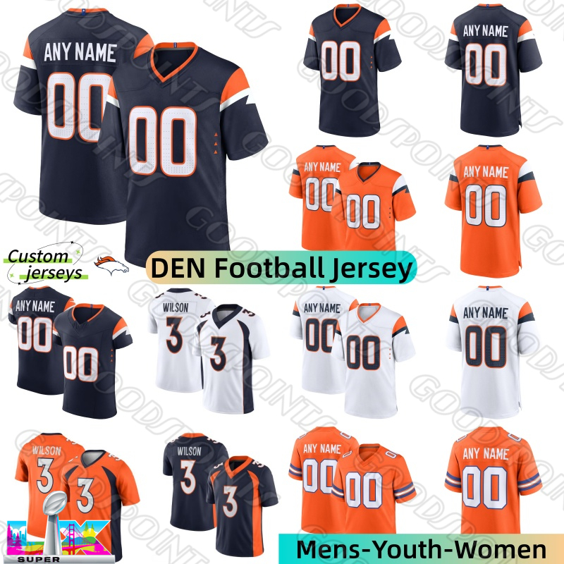Denvers Broncoss jersey Broncosjersey Bo Nix Harvey Courtland Sutton Bryant Franklin McLaughlin #1 Engram Bonitto Bolles Meinerz Allen Surtain II Football Jerseys