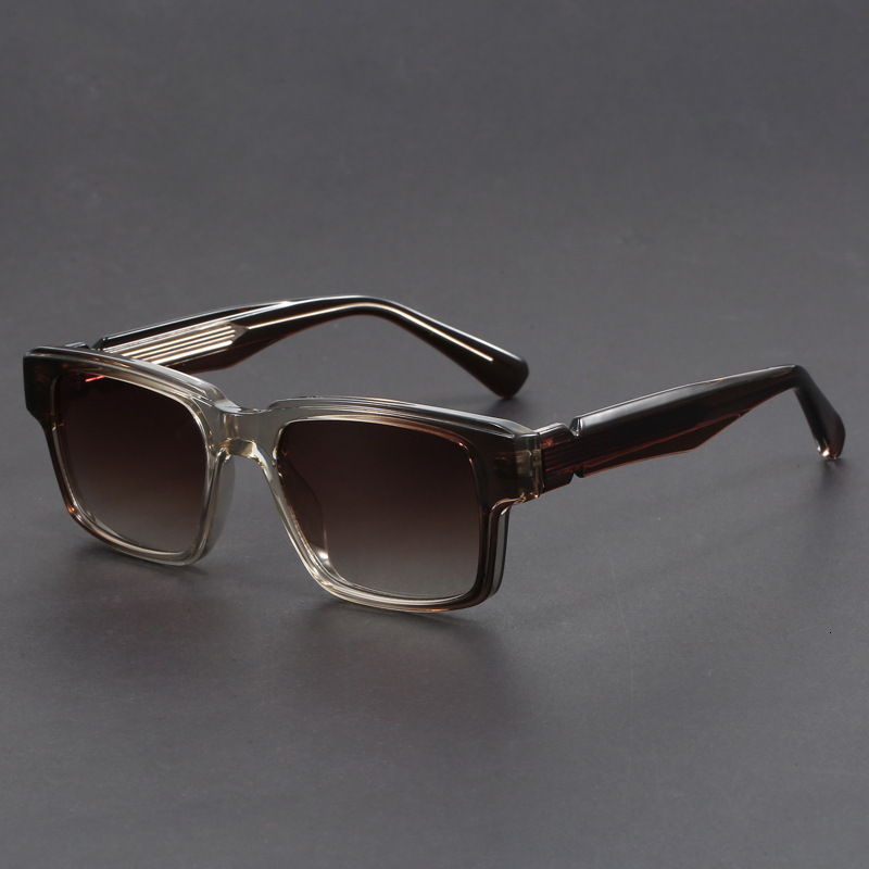 Men's Designer New Vintage Style Rectangular Frame Sunglasses Luxury Women's Fashion Sunshade Sunglasses UV Protection Function Fashion Tren