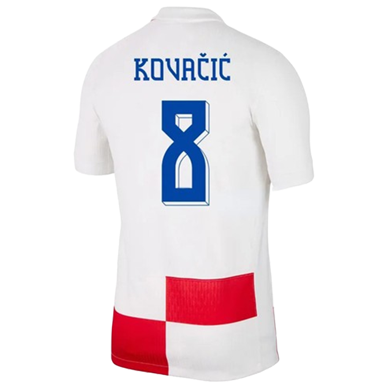 25 26 Euro Croatia Soccer Jersey Cup New 2025 2026 Croatie National Team Football Shirt Men Kids Kit Set Home White Away Blue Men Uniform MODRIC KOVAC