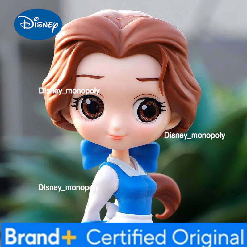Disney 14cm Q Posket Beauty and the Beast Toys Belle PVC Princess Figures Action Collectible Model Doll H260105 H260105