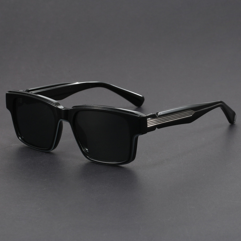 Men's Designer New Vintage Style Rectangular Frame Sunglasses Luxury Women's Fashion Sunshade Sunglasses UV Protection Function Fashion Tren