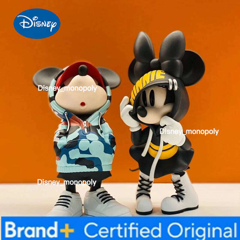 Disney New 15cm Mickey Minnie Mouse Action Figure Magic Storm Trendy Collection Pvc Model Statue Toy Collectible Decor Doll Gift H260105
