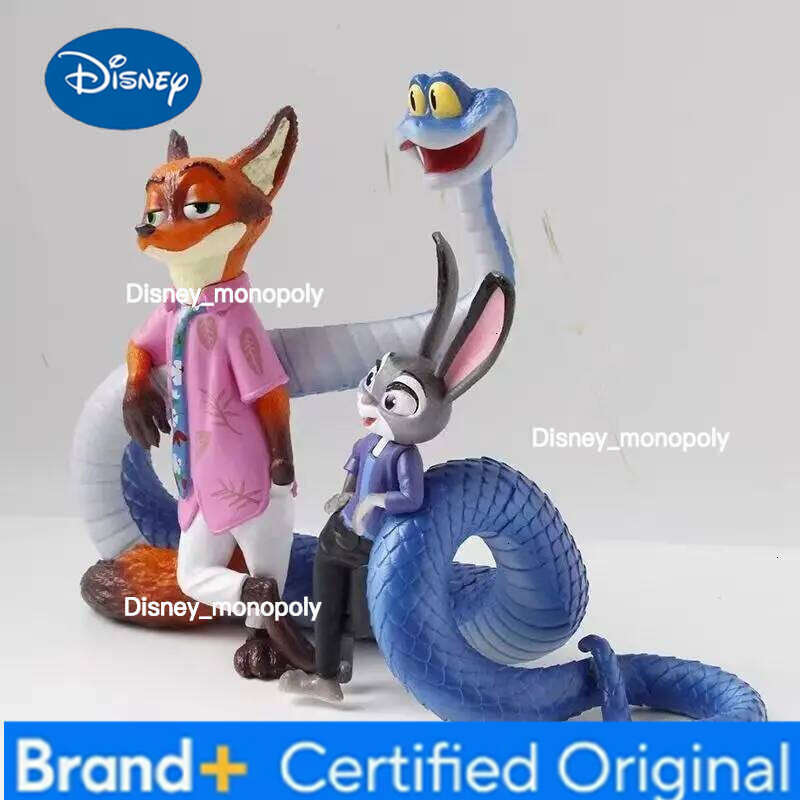 Disney Zootopia Figure Anime Nick Judy Gary Cartoon Action Model Toy Collection Decoration Birthday Gift H260105 H260105