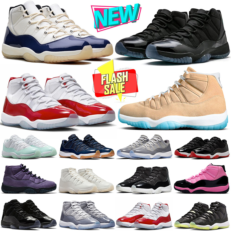 Tokyo 11s Gamma Blue designer basketball shoes for men women Pearl Purple Rain Cherry Pink Black mens trainers outdoor sports sneakers