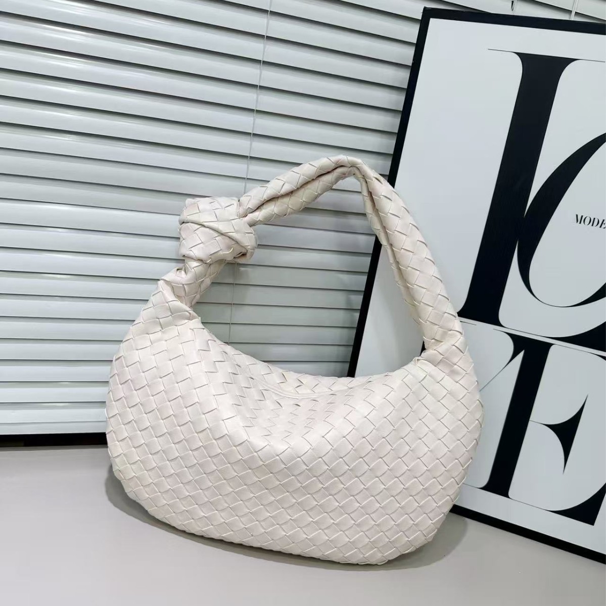 Designer Jodie Bag luxury bag Evening Bags Woven Large woven Handbag Soft Leather Tote Handle Handbags Ladies Rivet Shoulder Bag